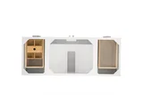 Addison 60" Single Vanity Cabinet, Glossy White