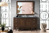 Addison 60" Single Vanity, Mid-Century Acacia w/ 3 CM Charcoal Soapstone Silestone Top