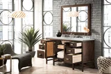 Addison 60" Single Vanity, Mid-Century Acacia w/ 3 CM Eternal Jasmine Pearl Silestone Top