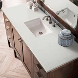 Addison 60" Single Vanity, Mid-Century Acacia w/ 3 CM Lime Delight Silestone Top