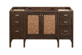 Addison 60" Single Vanity Cabinet, Mid-Century Acacia