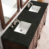 Addison 72" Double Vanity, Mid-Century Acacia, w/ 3 CM Phantome Eclos Top