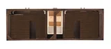 Addison 72" Double Vanity Cabinet, Mid-Century Acacia