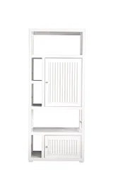 Athens 30" Double-Sided Linen Cabinet, Glossy White