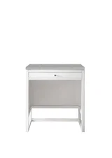Athens 30" Countertop Unit, Glossy White w/ 3 CM Eternal Serena Top