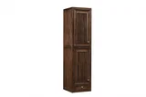 Athens 15" Tower Hutch - Left, Mid Century Acacia