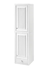 Athens 15"  Tower Hutch - Right, Glossy White