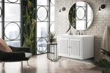 Athens 36" Single Vanity, Glossy White w/ 3 CM White Zeus Silestone Top