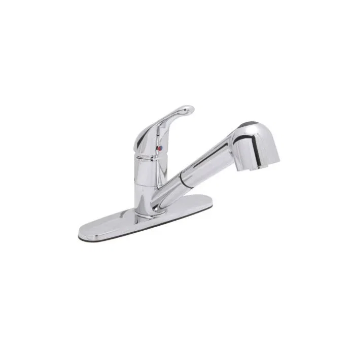 Pull-Out Kitchen Faucet — Chrome