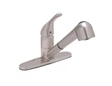 Pull-Out Kitchen Faucet — Satin Nickel