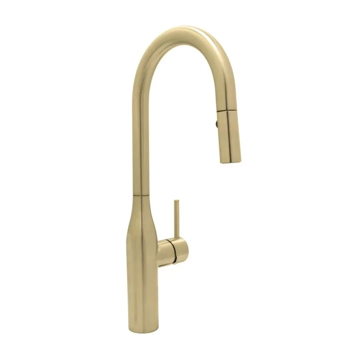 Rise Kitchen Faucet — PVD Satin Brass