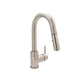 Bar or Prep Kitchen Faucet — PVD Satin Nickel