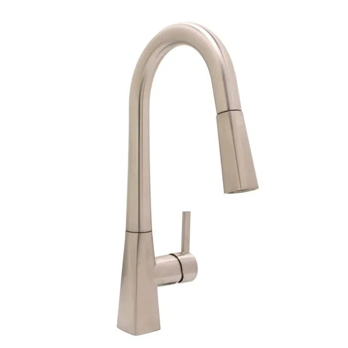 Ellery Kitchen Faucet — PVD Satin Nickel