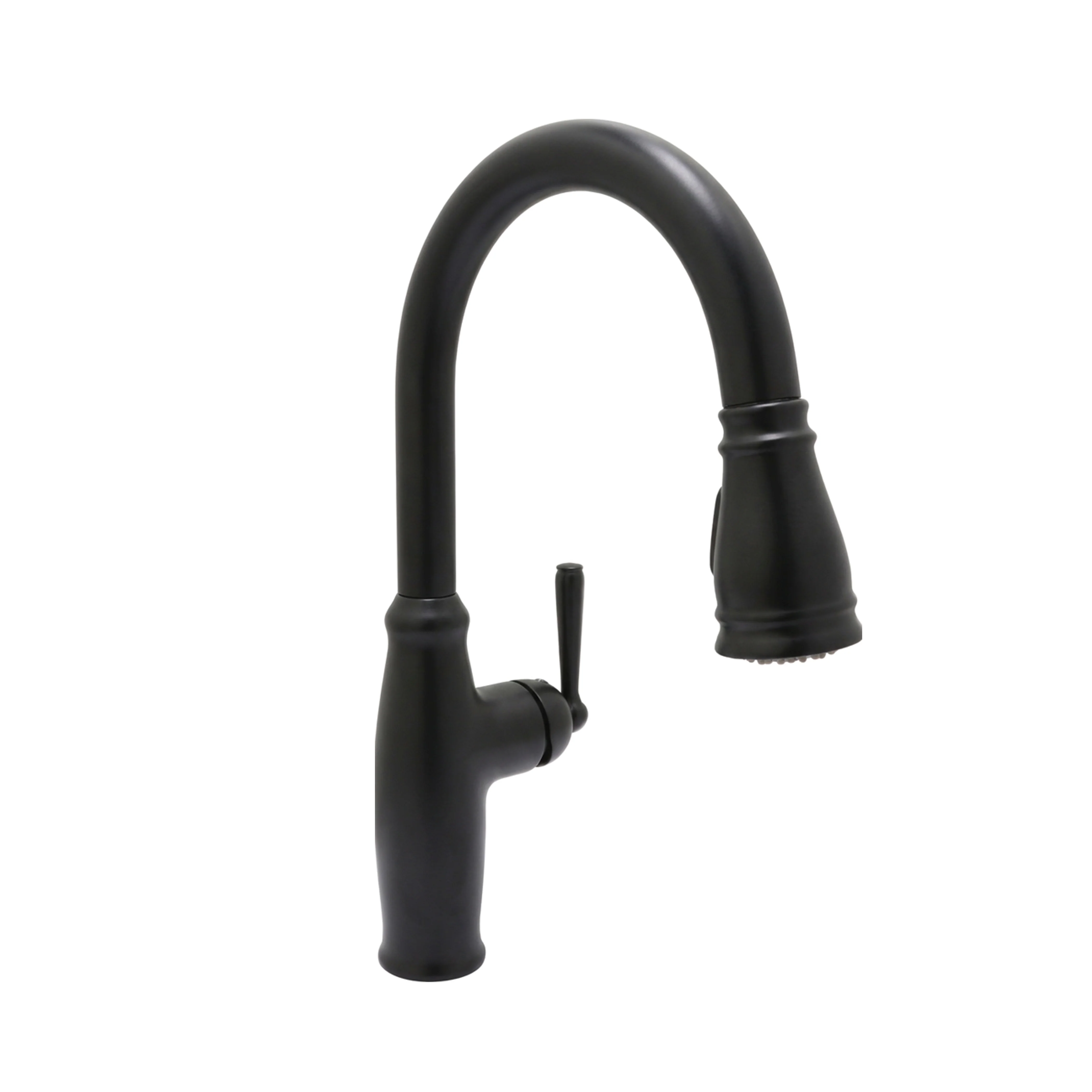 Woodbury Kitchen Faucet — Matte Black