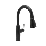 Woodbury Kitchen Faucet — Matte Black