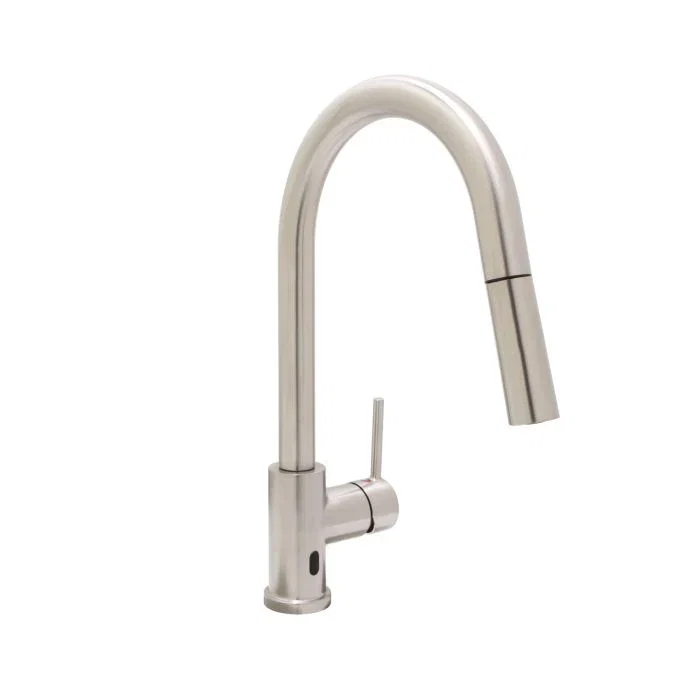 Euro Arc IS Sensor Kitchen — PVD Satin Nickel