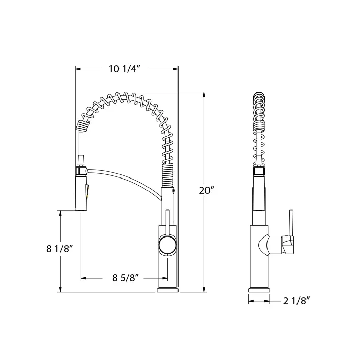 Euro-Pro Kitchen Faucet — Chrome