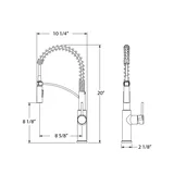 Euro-Pro Kitchen Faucet — Chrome
