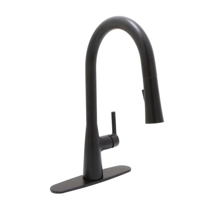 Vezzo Kitchen Faucet — Matte Black