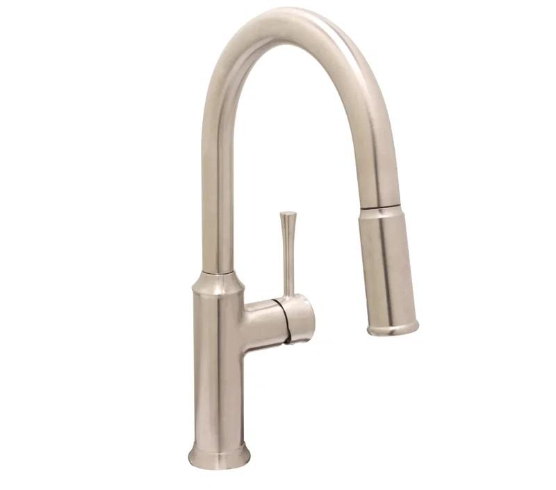 Albany Kitchen Faucet — PVD Satin Nickel