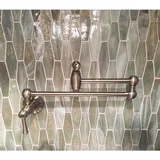 Wall Mounted Pot Filler — PVD Satin Nickel