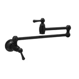 Wall Mounted Pot Filler — Matte Black