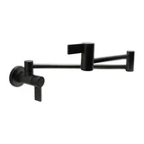 Wall Mounted Pot Filler — Matte Black