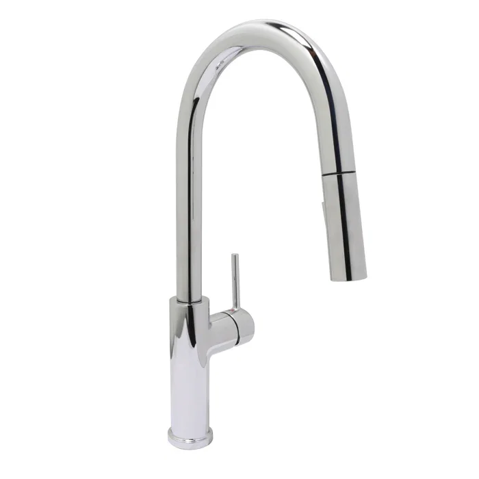 Euro Kitchen Faucet — Chrome