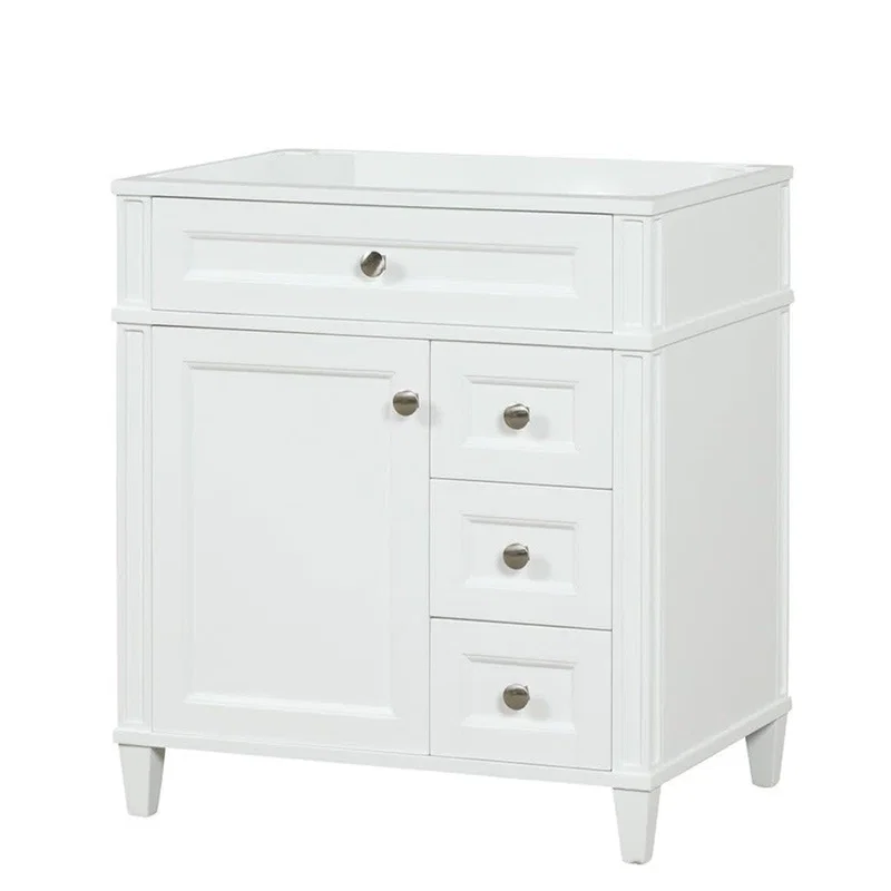 Kensington 29.5" Right Drawers Bathroom Vanity in Bright White
