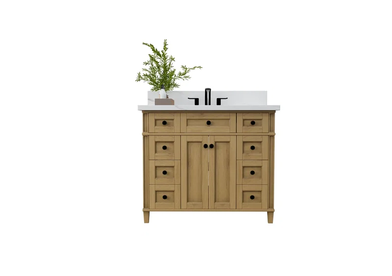 Kensington 41.5" Bathroom Vanity in Desert Oak