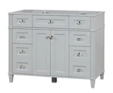 Kensington 42 inch bathroom vanity in Metal Gray, product view