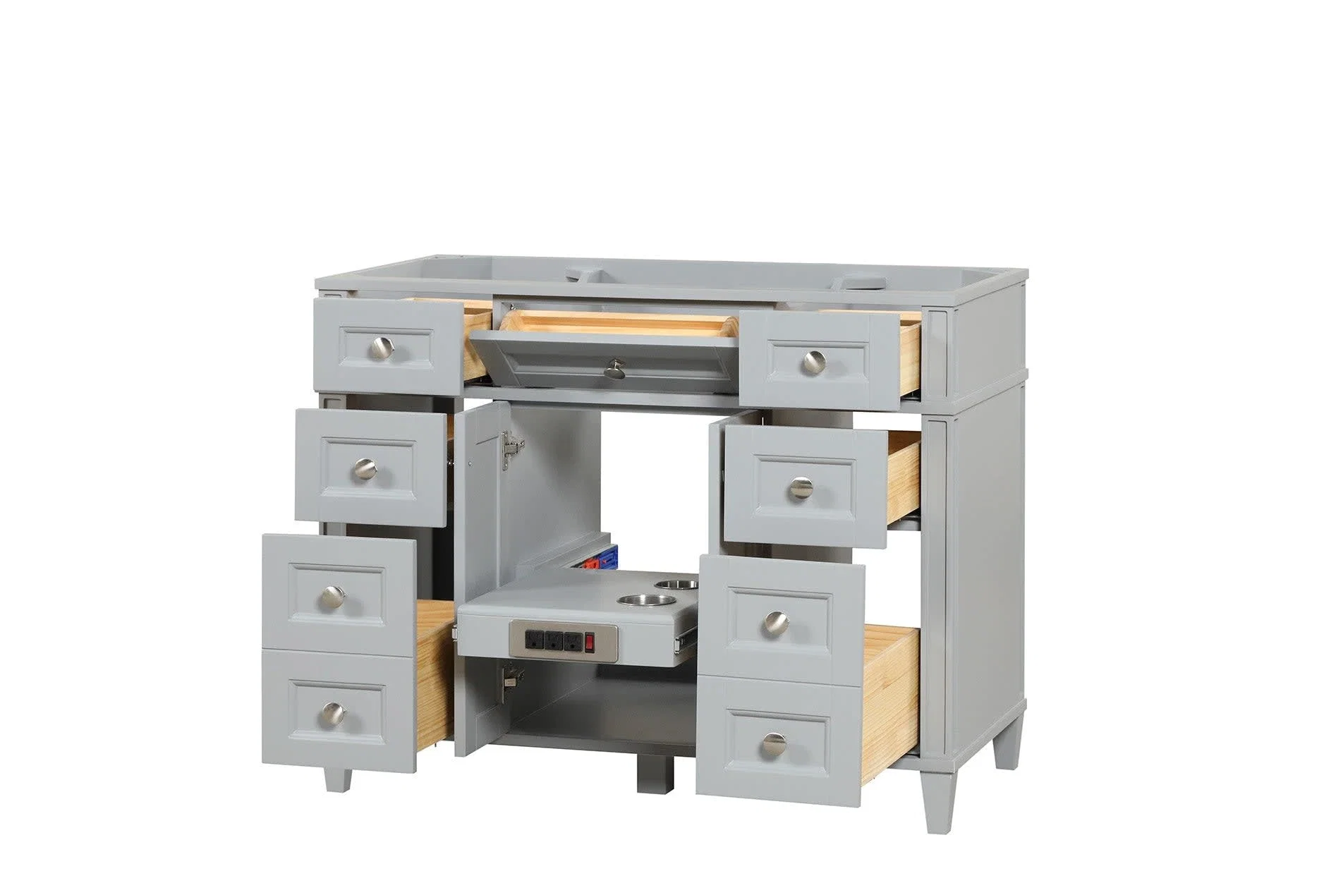 Kensington 42 inch bathroom vanity in Metal Gray, product view