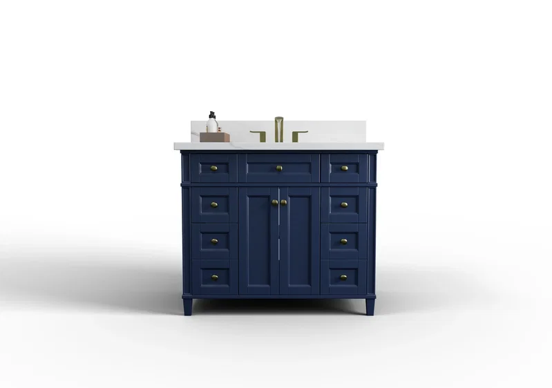 Kensington 41.5" Bathroom Vanity in Navy Blue