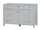 Kensington 48 inch bathroom vanity in Metal Gray, product view