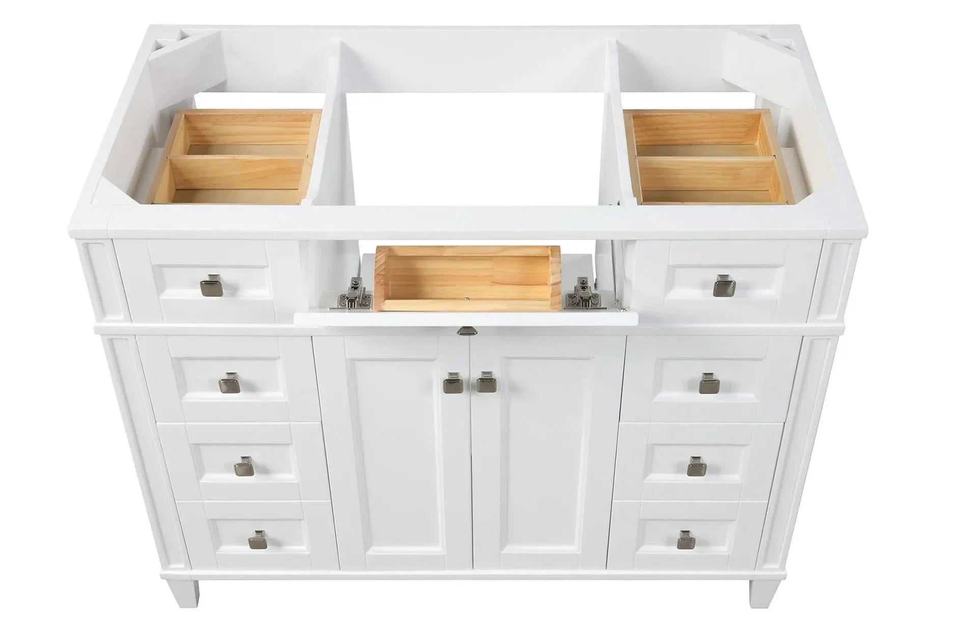 Kensington 48 inch bathroom vanity in Bright White, catalogue photo