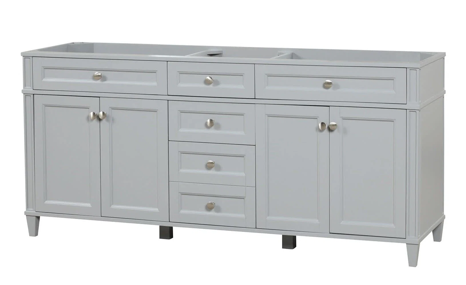 Kensington 72 inch bathroom vanity in Metal Gray, product view
