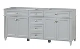 Kensington 72 inch bathroom vanity in Metal Gray, product view