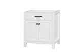 London 30 inch bathroom vanity in Bright White, product view