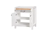 London 30 inch bathroom vanity in Bright White, product view