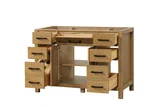 London 48 inch bathroom vanity in Desert Oak, styled in a modern bathroom