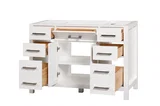 London 48 inch bathroom vanity in Bright White, product view