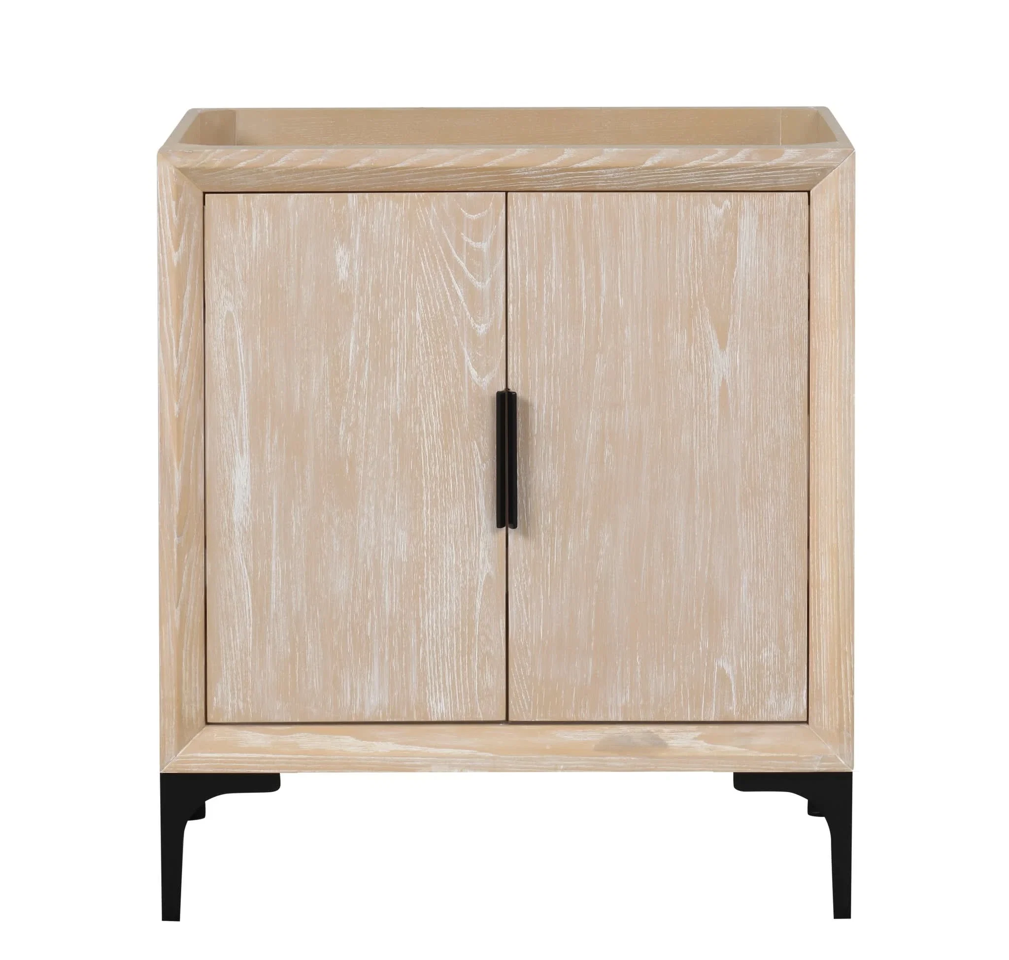 Oxford 30 inch bathroom vanity in Whitewashed Ash, product view