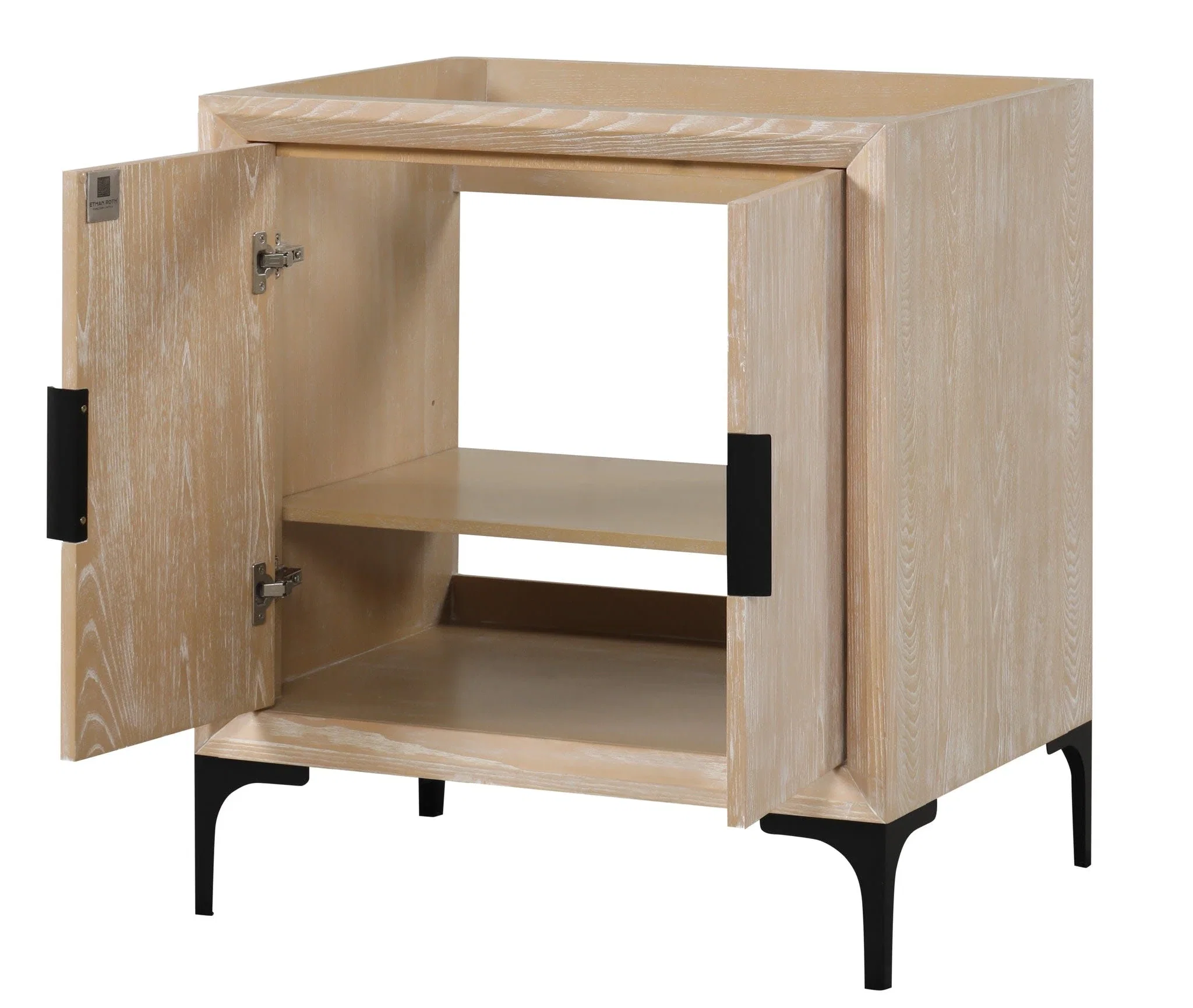 Oxford 30 inch bathroom vanity in Whitewashed Ash, product view