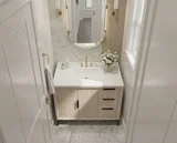 Oxford 36 inch bathroom vanity in Whitewashed Ash, render view