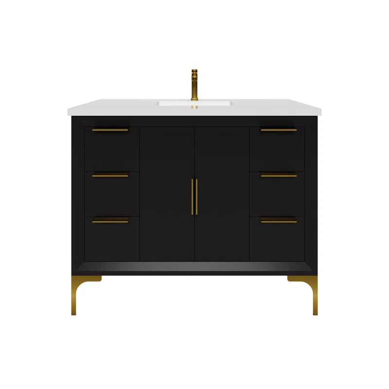 Oxford 41.5" Bathroom Vanity in Black