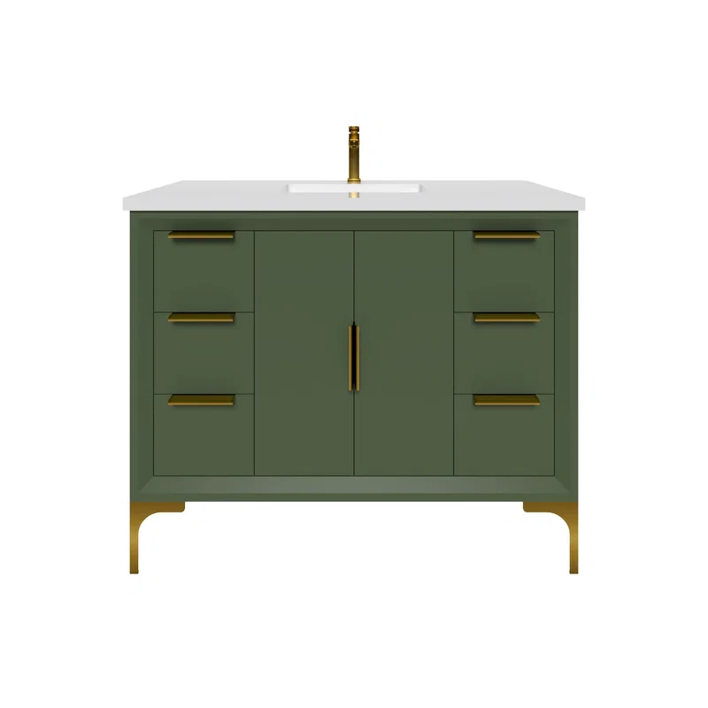 Oxford 41.5" Bathroom Vanity in Sage Green