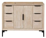 Oxford 42 inch bathroom vanity in Whitewashed Ash, product view