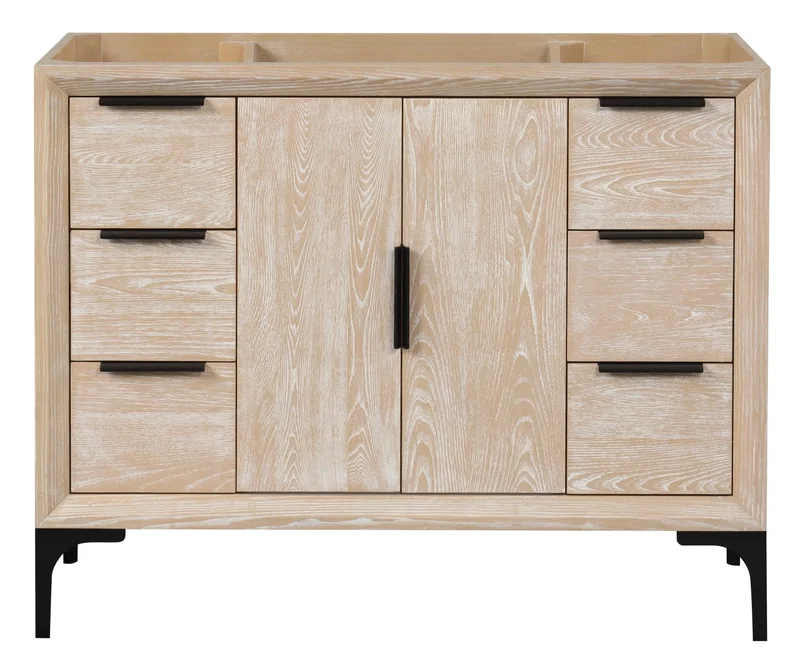 Oxford 41.5" Bathroom Vanity in Whitewashed Ash