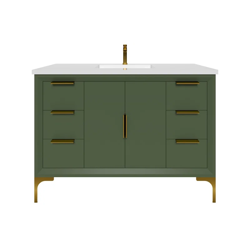 Oxford 47.5" Bathroom Vanity in Sage Green