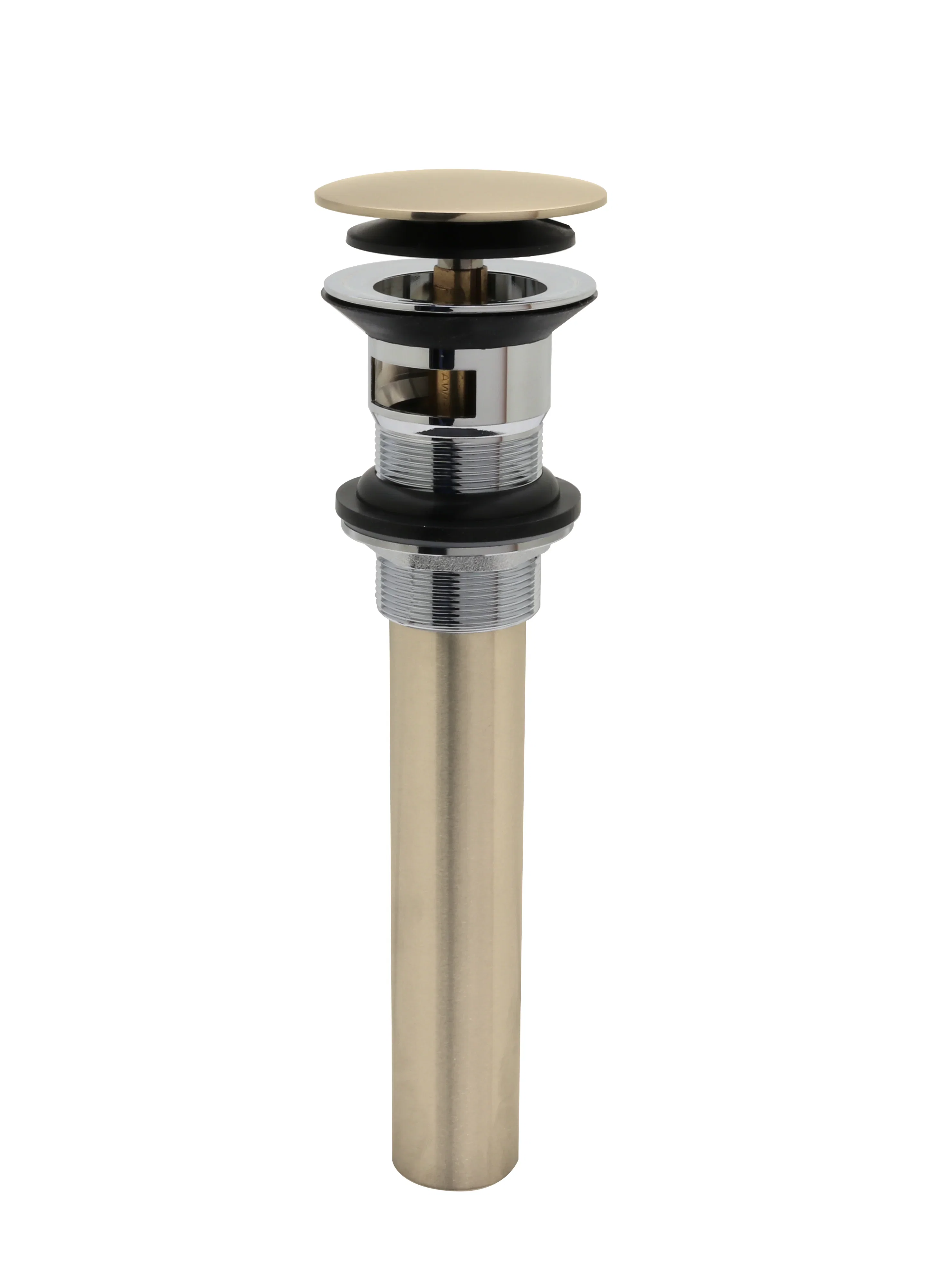Push Style Pop-Up — PVD Satin Brass